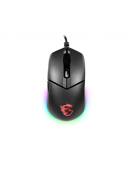 MSI Clutch GM11 mouse Gaming Mancino USB tipo A Ottico 5000 DPI