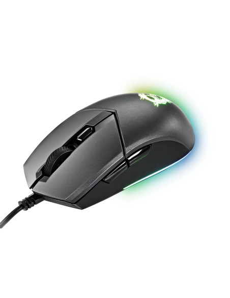 MSI Clutch GM11 mouse Gaming Mancino USB tipo A Ottico 5000 DPI