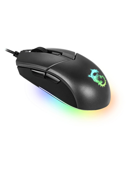 MSI Clutch GM11 mouse Gaming Mancino USB tipo A Ottico 5000 DPI