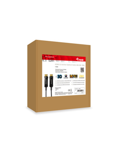 Equip 119430 Cavo ottico attivo HDMI 2.0, 30 m, 4K/60Hz