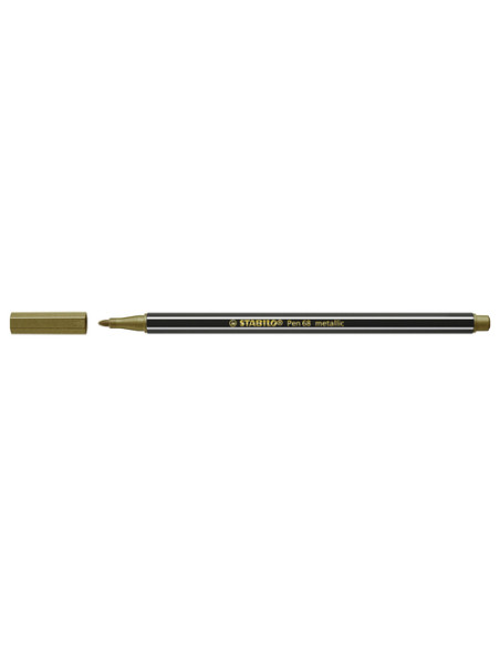 STABILO Pen 68 metallic marcatore Medio Oro 1 pz