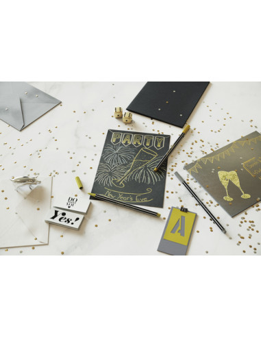 STABILO Pen 68 metallic marcatore Medio Oro 1 pz