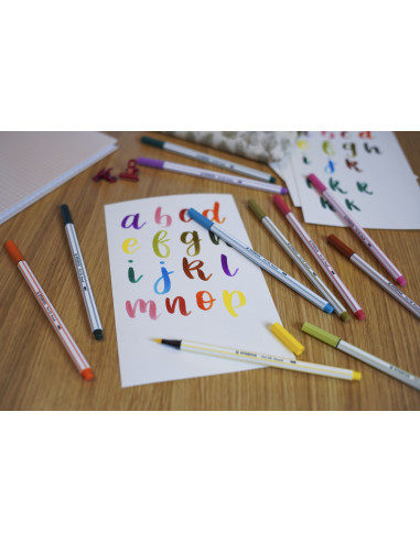 STABILO Pen 68 brush marcatore Verde chiaro 1 pz