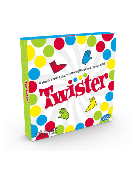 Hasbro Gaming Twister, gioco in scatola, dai 6 anni in su, per 2 o più giocatori