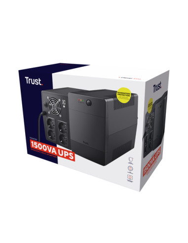 Trust Paxxon gruppo di continuità (UPS) 1,5 kVA 900 W 4 presa(e) AC
