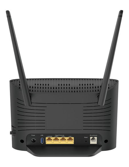 D-Link DSL-3788 router wireless Gigabit Ethernet Dual-band (2.4 GHz/5 GHz) Nero
