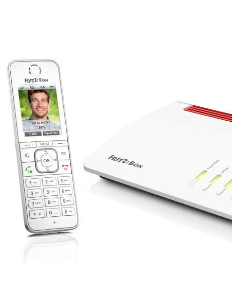 FRITZ!Fon C6 International Telefono DECT Identificatore di chiamata Bianco