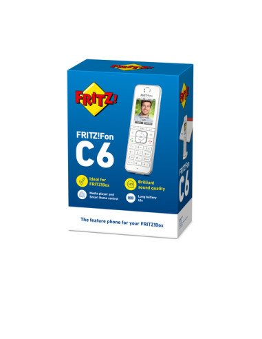 Fon FRITZ! C6 International Telefono DECT Identificatore di chiamata Bianco