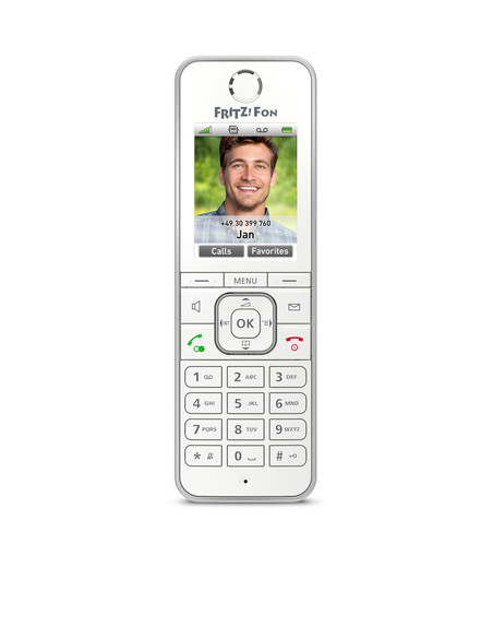 FRITZ!Fon C6 International Telefono DECT Identificatore di chiamata Bianco