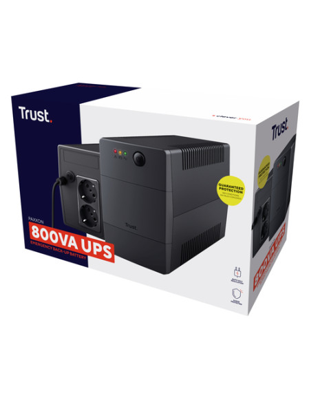 Trust Paxxon gruppo di continuità (UPS) 0,8 kVA 480 W 2 presa(e) AC