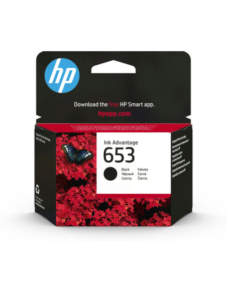 HP Cartuccia inchiostro nero originale Advantage 653
