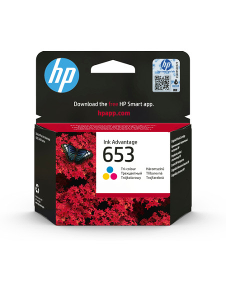 HP Cartuccia inchiostro tricromia originale Advantage 653