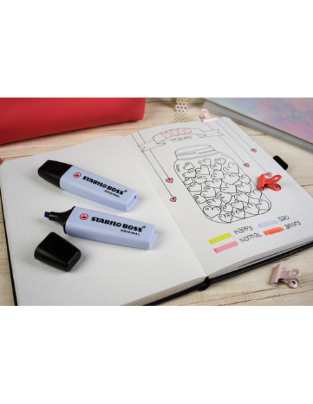 STABILO Boss Original Pastel evidenziatore 8 pz Punta smussata Multicolore