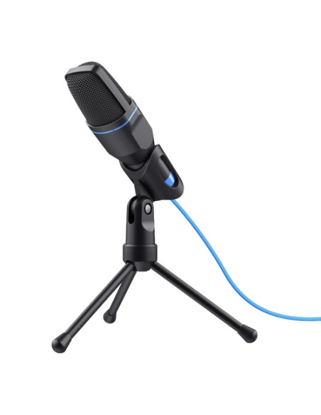 Trust Mico Nero, Blu Microfono per PC