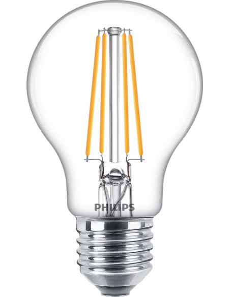 Philips Lampadina trasparente a filamento 60 W A60 E27