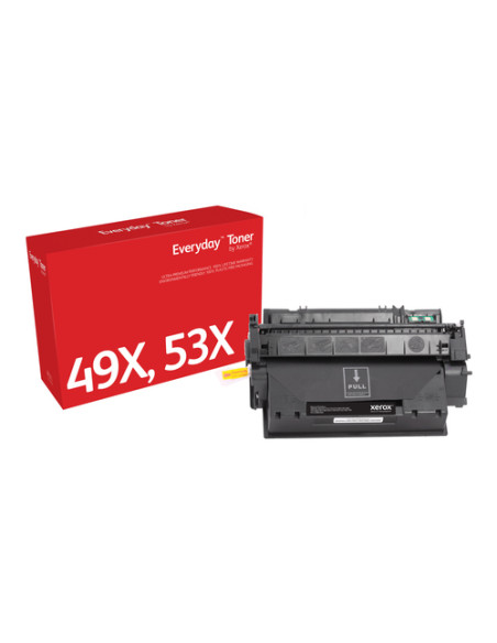 Everyday Toner ™ di Xerox Nero compatibile con HP 49X 53X (Q5949X/ Q7553X), High capacity