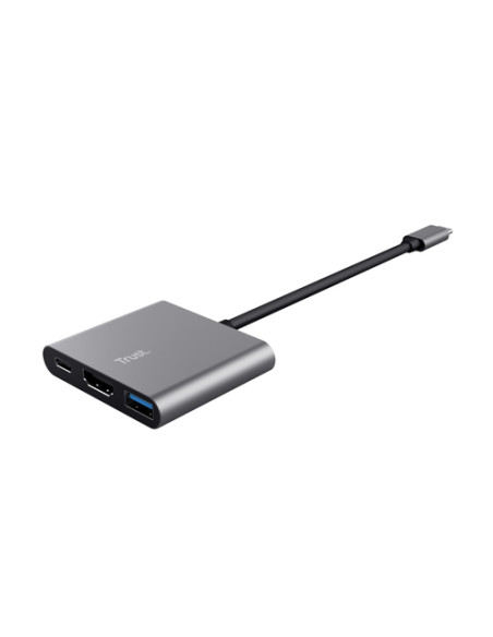 Trust Dalyx USB 3.2 Gen 1 (3.1 Gen 1) Type-C Alluminio, Nero