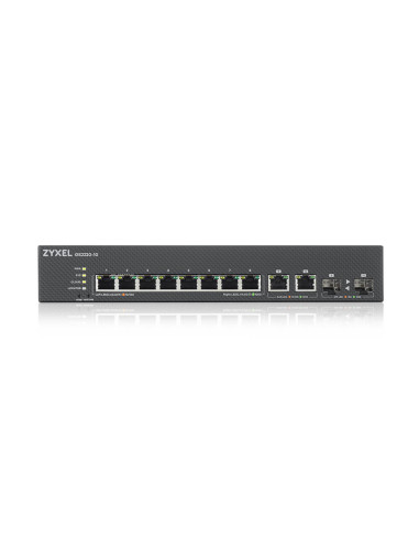Zyxel GS2220-10-EU0101F switch di rete Gestito L2 Gigabit Ethernet (10/100/1000) Nero