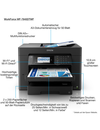 Epson WorkForce Pro WorkForce WF-7840DTWF