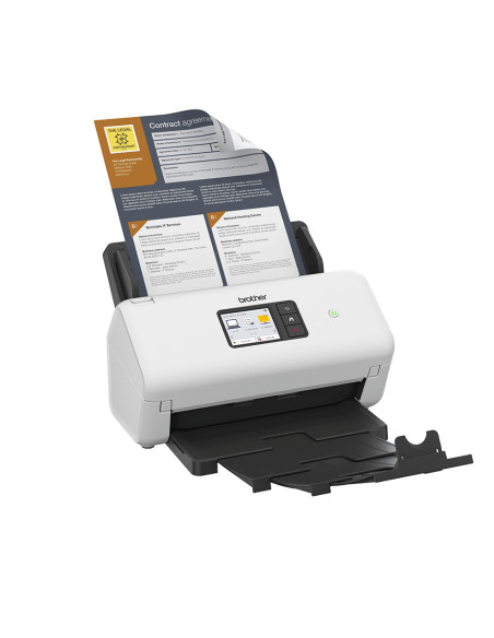 Brother ADS-4500W scanner Scanner ADF 600 x 600 DPI A4 Nero, Bianco