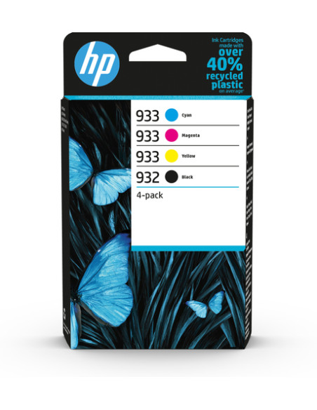 HP Confezione da 4 inchiostri originali 932/933 nero, ciano, magenta, giallo