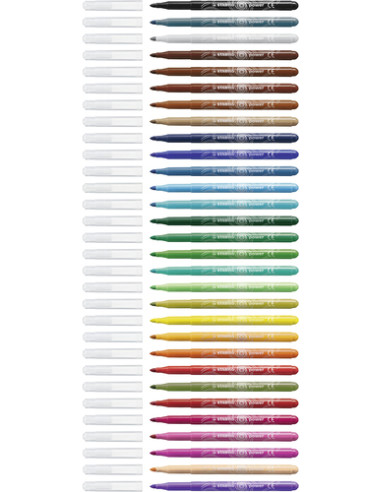 STABILO power marcatore Medio Multicolore 30 pz