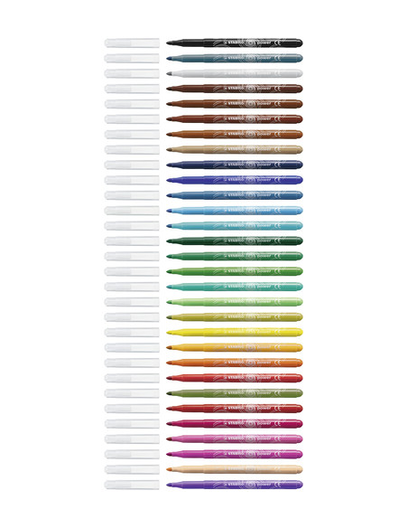STABILO power marcatore Medio Multicolore 30 pz