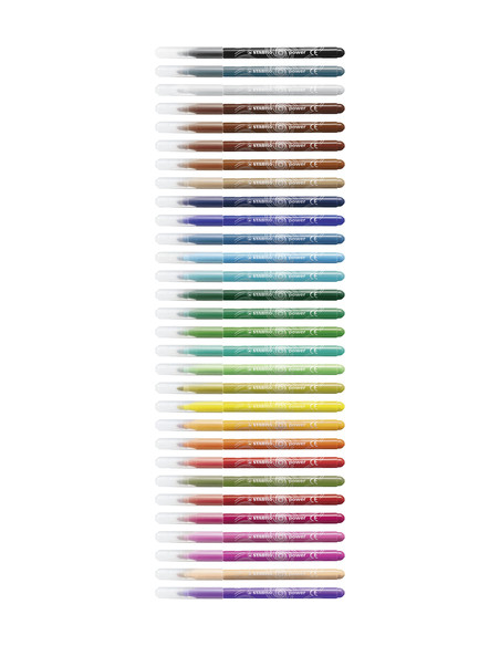 STABILO power marcatore Medio Multicolore 30 pz