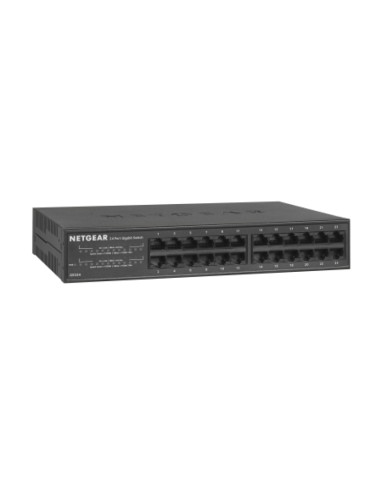NETGEAR GS324 Non gestito Gigabit Ethernet (10/100/1000) Nero