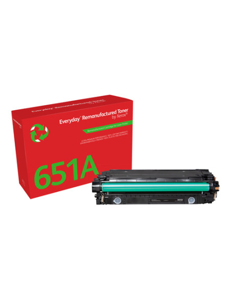 Everyday Toner rigenerato ™ di Xerox Nero compatibile con HP 651A 650A 307A (CE340A/CE270A/CE740A), Capacità standard
