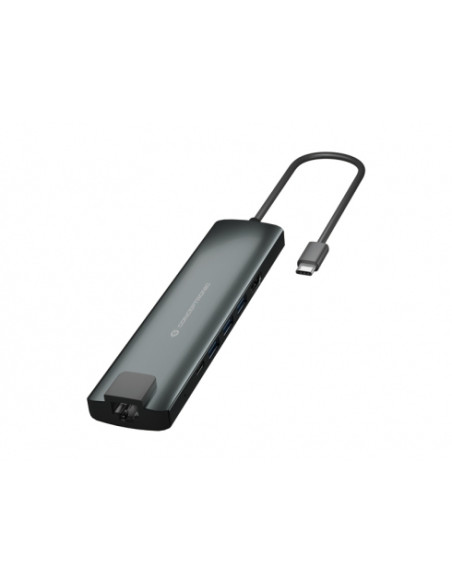 Conceptronic DONN06G USB 3.2 Gen 1 (3.1 Gen 1) Type-C Nero, Argento