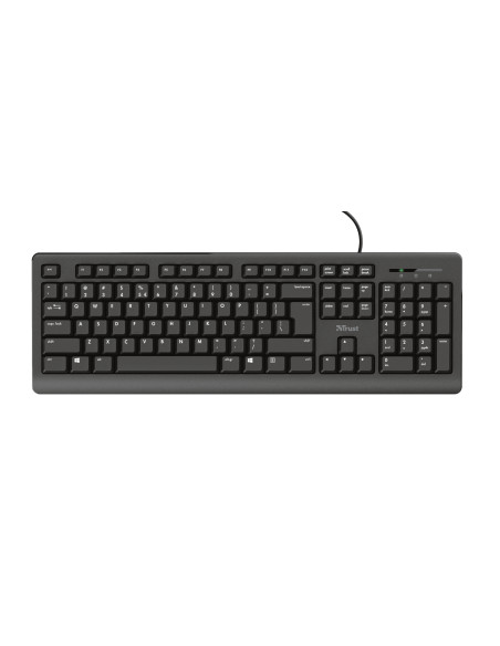 Trust Primo tastiera Universale USB QWERTY Inglese UK Nero