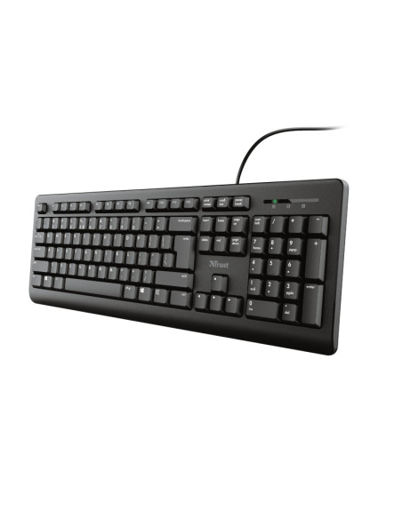 Trust Primo tastiera Universale USB QWERTY Inglese UK Nero