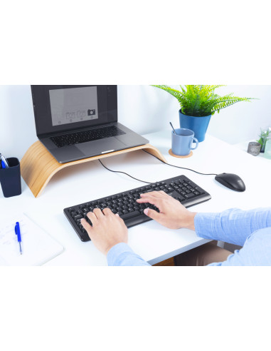 Trust Primo tastiera Universale USB QWERTY Inglese UK Nero