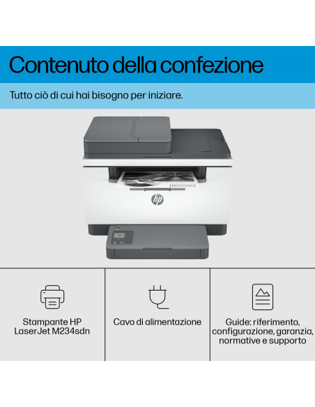 HP LaserJet Stampante multifunzione M234sdn