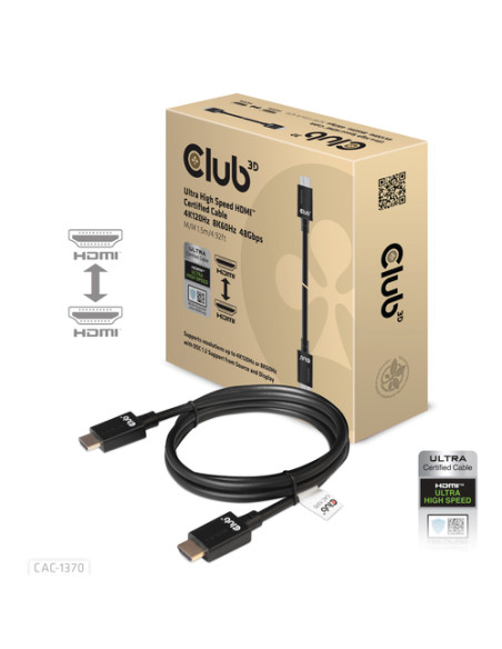 CLUB3D CAC-1370 cavo HDMI 1,5 m HDMI tipo A (Standard) Nero