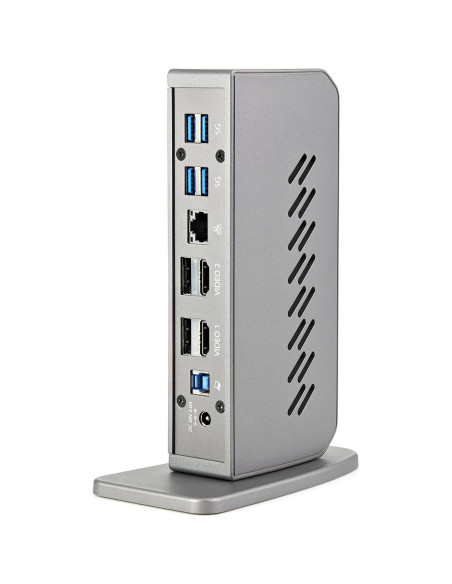 StarTech.com USB-C USB-A Dock - Docking station USB C dual monitor DisplayPort e HDMI 4K 60Hz con Ethernet - Adattatore multipor