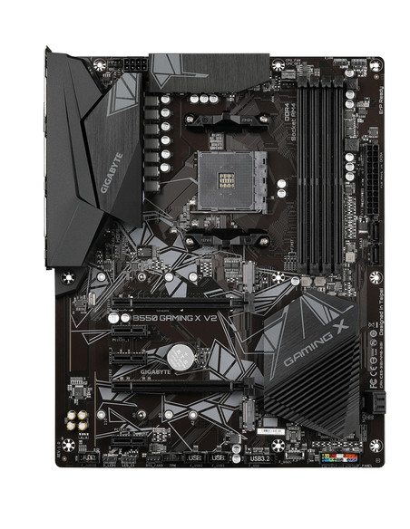 GIGABYTE B550 Gaming X V2 Scheda madre - CPU AMD Ryzen 5000, VRM a 10+3 fasi, fino a 4733 MHz DDR4, 1xPCIe 4.0 + 1xPCIe 3.0 M.2,
