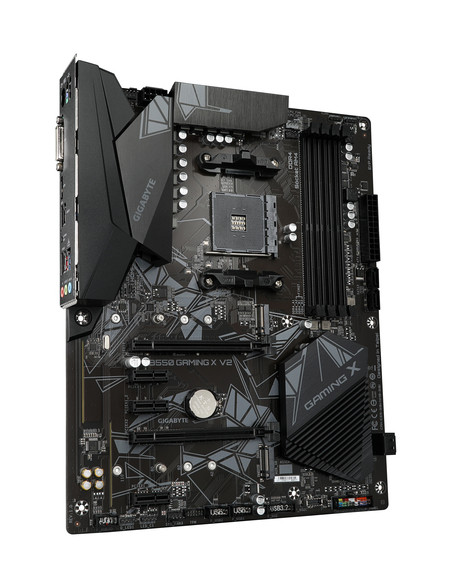 GIGABYTE B550 Gaming X V2 Scheda madre - CPU AMD Ryzen 5000, VRM a 10+3 fasi, fino a 4733 MHz DDR4, 1xPCIe 4.0 + 1xPCIe 3.0 M.2,