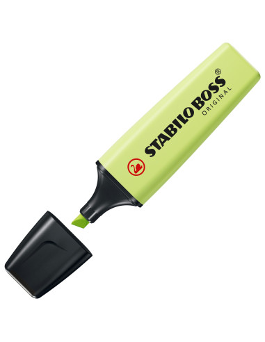 STABILO Boss Original Pastel evidenziatore 1 pz Punta smussata Lime