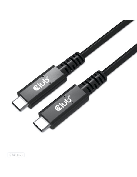 CLUB3D CAC-1571 cavo USB USB4 Gen 3x2 0,8 m USB C Nero