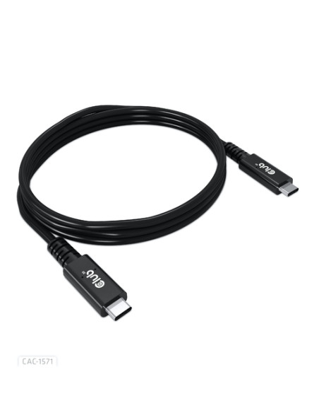 CLUB3D CAC-1571 cavo USB USB4 Gen 3x2 0,8 m USB C Nero