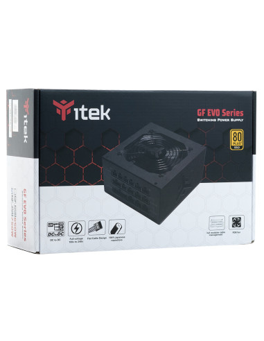 itek GF750 EVO alimentatore per computer 750 W 24-pin ATX ATX Nero