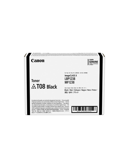 Canon TONER T08 BLACK cartuccia toner 1 pz Originale Nero