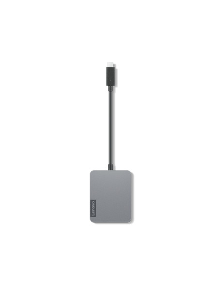 Lenovo 4X91A30366 replicatore di porte e docking station per laptop Cablato USB 2.0 Type-C Grigio