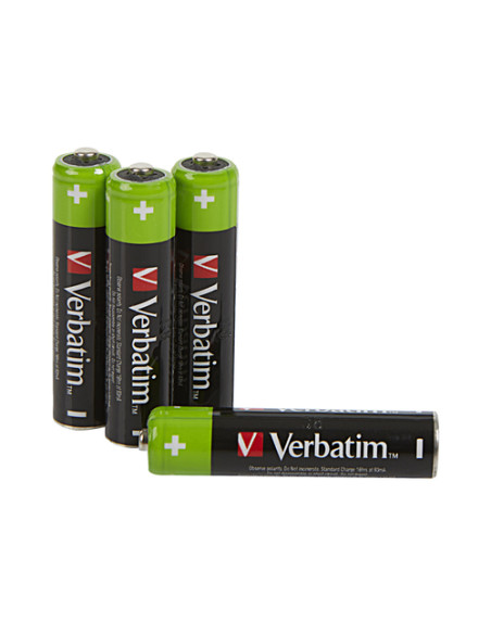 Verbatim 49514 batteria per uso domestico Batteria ricaricabile Mini Stilo AAA Nichel-Metallo Idruro (NiMH)
