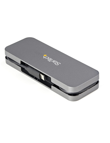 StarTech.com HB30CM4AB hub di interfaccia USB 3.2 Gen 1 (3.1 Gen 1) Type-C 5000 Mbit/s Nero, Grigio
