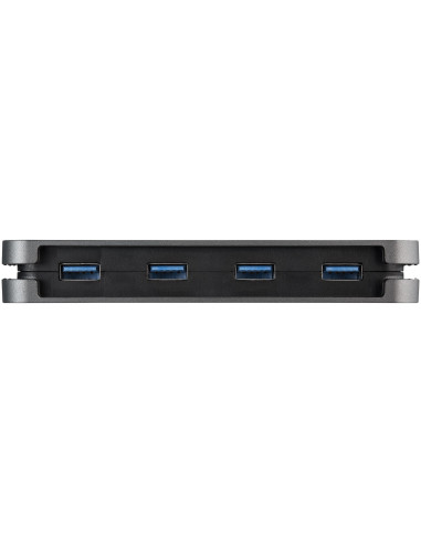 StarTech.com HB30CM4AB hub di interfaccia USB 3.2 Gen 1 (3.1 Gen 1) Type-C 5000 Mbit/s Nero, Grigio