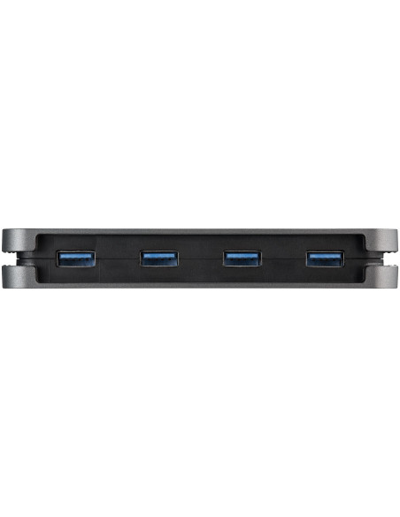 StarTech.com HB30CM4AB hub di interfaccia USB 3.2 Gen 1 (3.1 Gen 1) Type-C 5000 Mbit/s Nero, Grigio