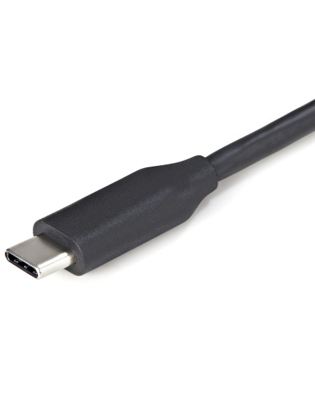 StarTech.com HB30CM4AB hub di interfaccia USB 3.2 Gen 1 (3.1 Gen 1) Type-C 5000 Mbit/s Nero, Grigio